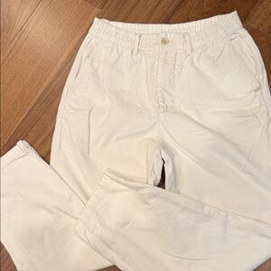 Gap cream corduroy pants